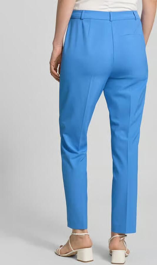 Comma Broek van viscosemix met persplooien - Foto 2