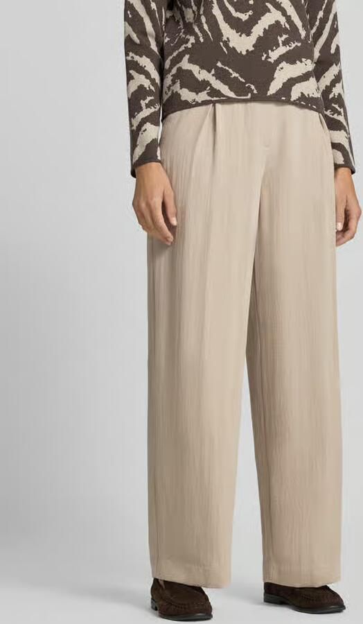 Comma Broek van viscosemix met steekzakken - Foto 3
