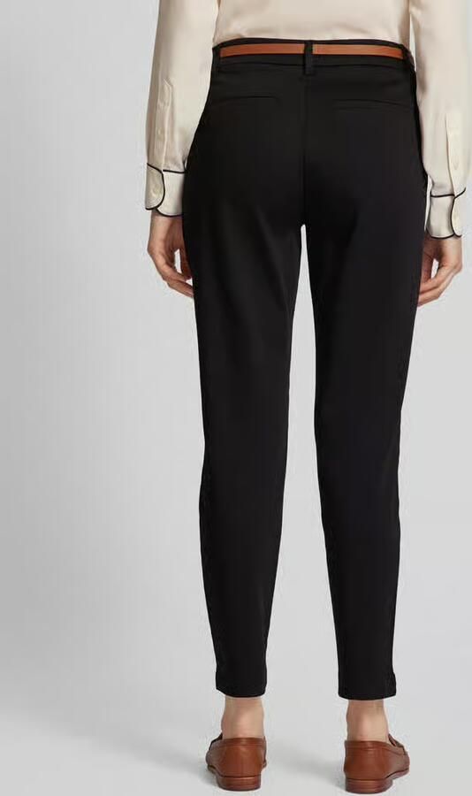 Comma Slim Fit 7 8-Lengte Broek Black Dames