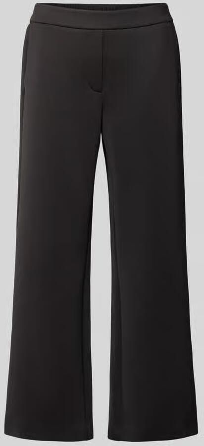 Comma flared fit broek met deels elastische band