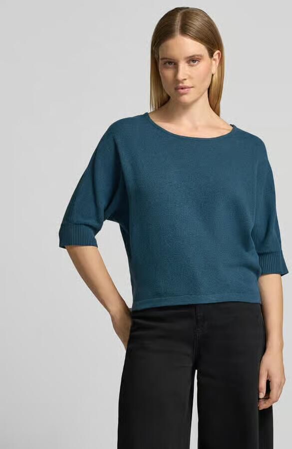 Comma Gebreid shirt met 3 4-mouw - Foto 4
