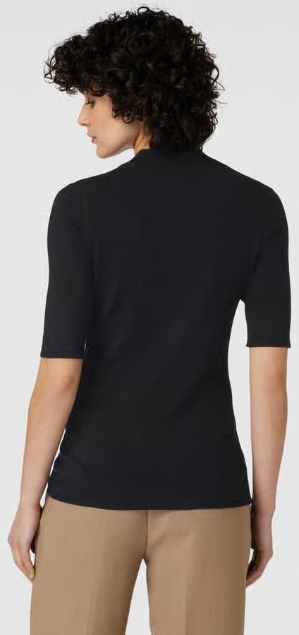 Comma Gebreide trui met turtleneck halfarm - Foto 4