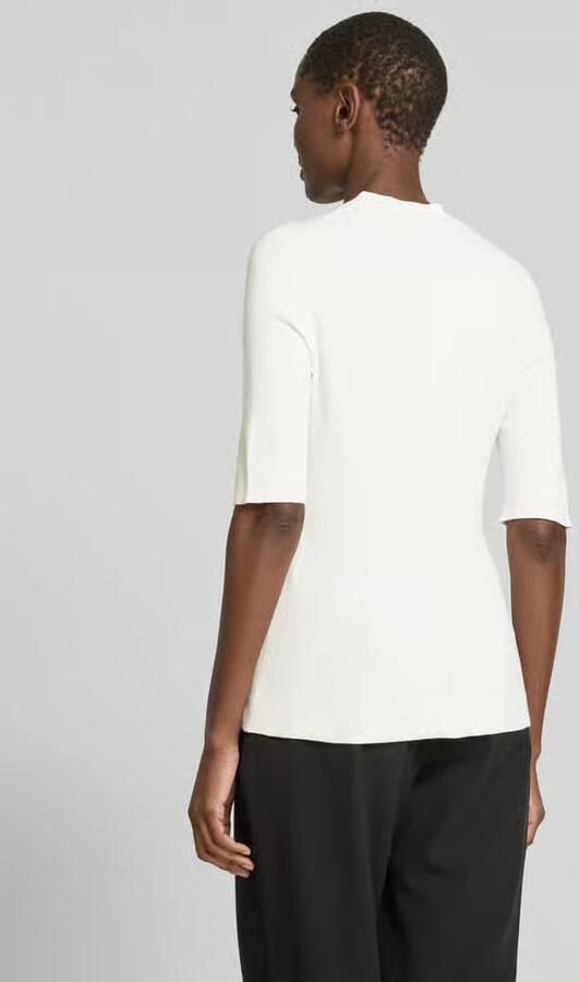 Comma Gebreide trui met turtleneck halfarm