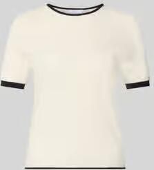 Comma gebreid shirt met ronde hals - Foto 4