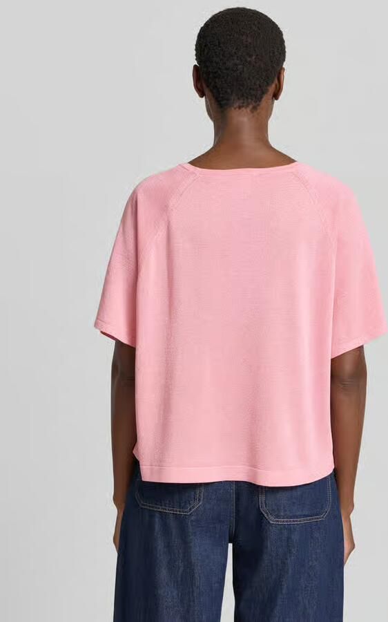 Comma gebreid shirt met ronde hals - Foto 4
