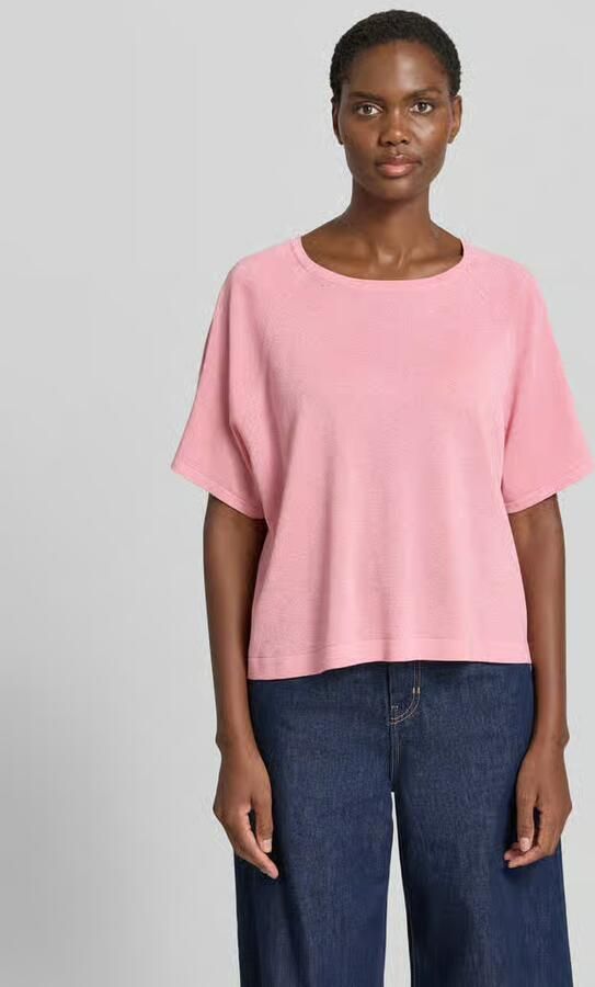 Comma gebreid shirt met ronde hals - Foto 7