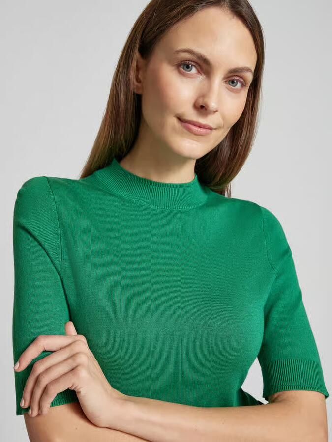 Comma Gebreid shirt met turtleneck