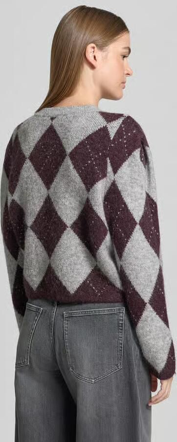 Comma Gebreide pullover in all-over look - Foto 3