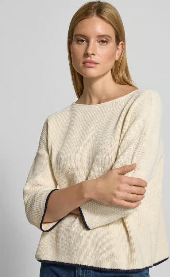 Comma Gebreide pullover met 3 4-mouwen - Foto 2