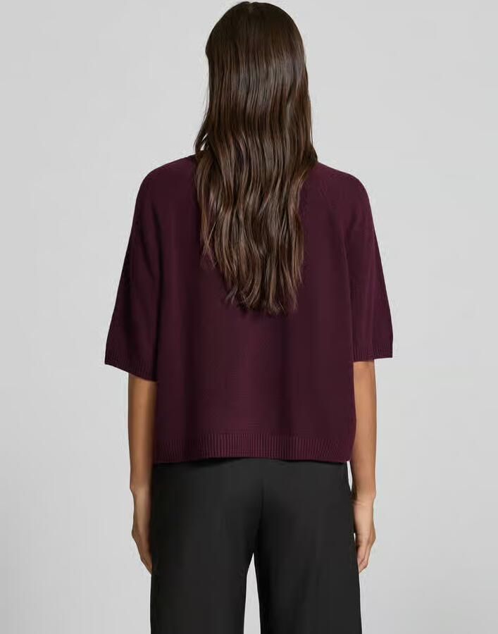 Comma Gebreide pullover met 3 4-mouwen - Foto 5