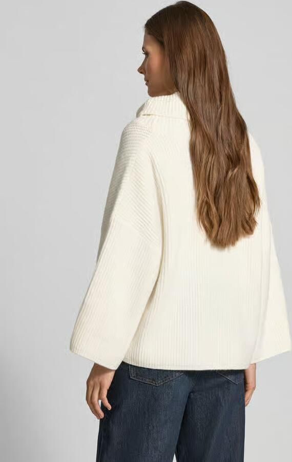 Comma Gebreide pullover met col