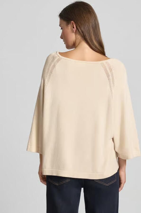 Comma Gebreide pullover met ronde hals - Foto 3