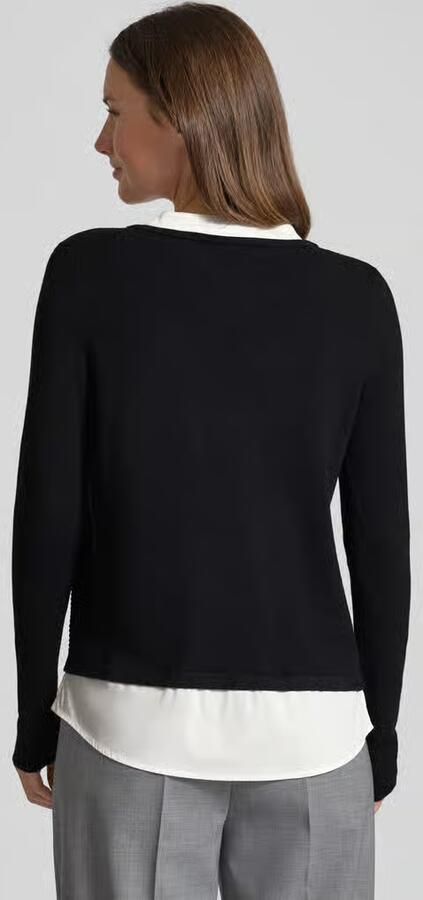 Comma Gebreide pullover met structuurmotief