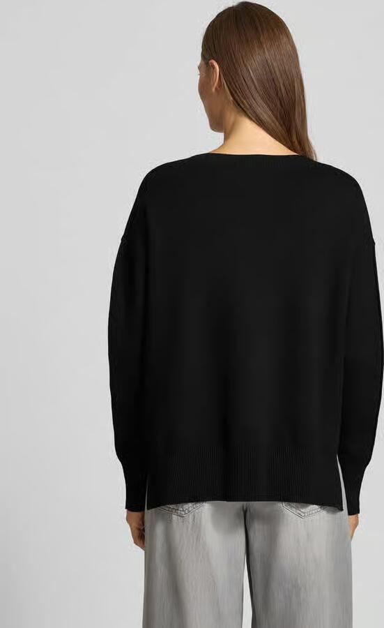 Comma Gebreide pullover met zijsplitten - Foto 4