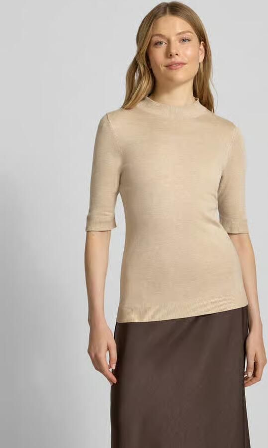 Comma Gebreide pullover van viscosemix met 1 2-mouwen - Foto 2