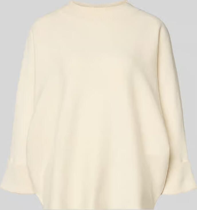 Comma Gebreide pullover van viscosemix met 3 4-mouwen