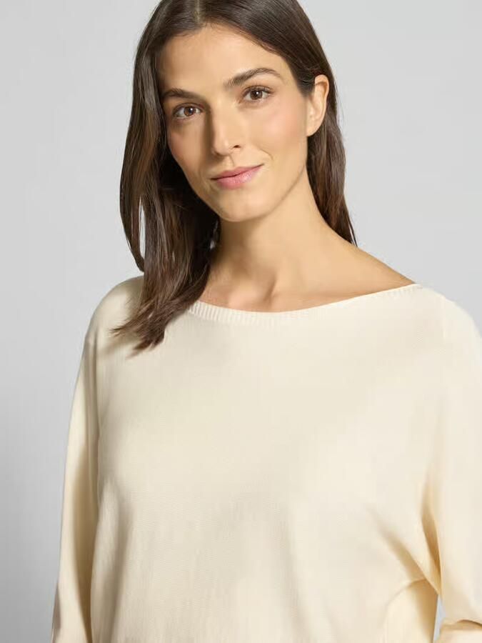 Comma Gebreide pullover van viscosemix met veters aan de achterkant - Foto 2