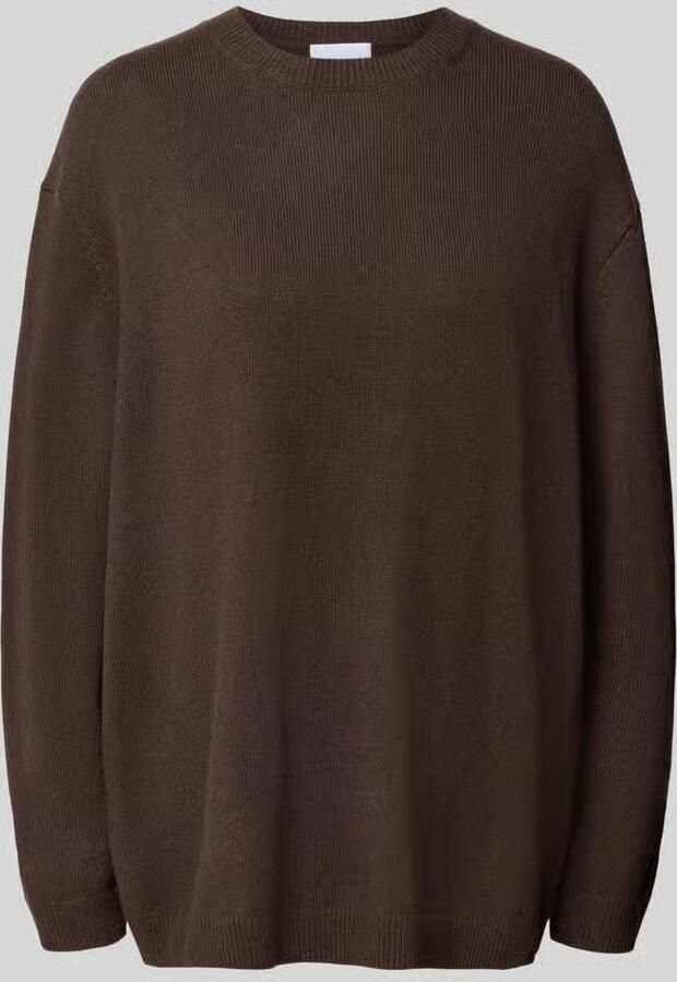 Comma Gebreide pullover van wolmix met ronde hals - Foto 3