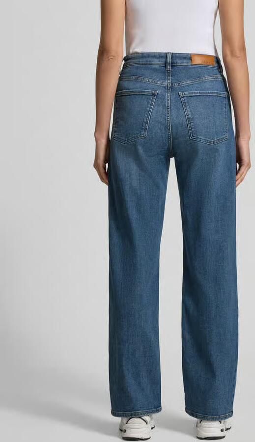 Comma wide leg jeans medium blue denim - Foto 4