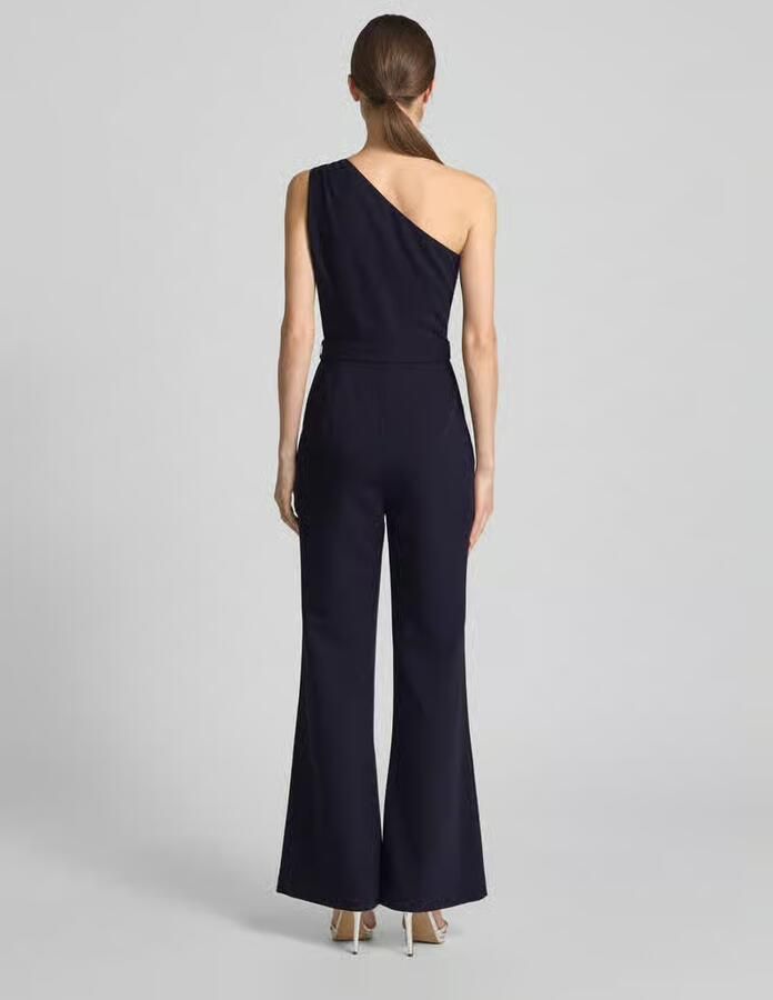 Comma Jumpsuit met strikceintuur - Foto 2