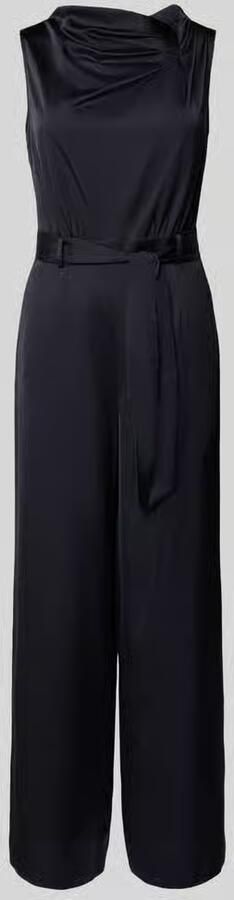 Comma Jumpsuit van satijn in mouwloos design - Foto 2
