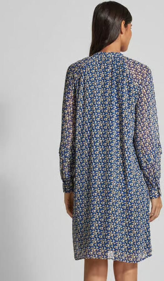 Comma Knielange jurk met strikdetail - Foto 2