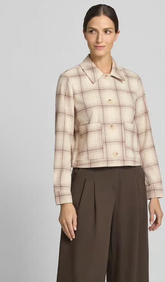 Comma Korte blazer met opgestikte zakken model 'LT SEPTEMBER' - Foto 3