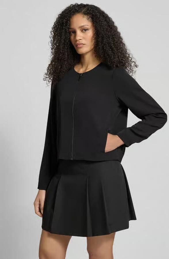 Comma Korte blazer met ronde hals - Foto 5