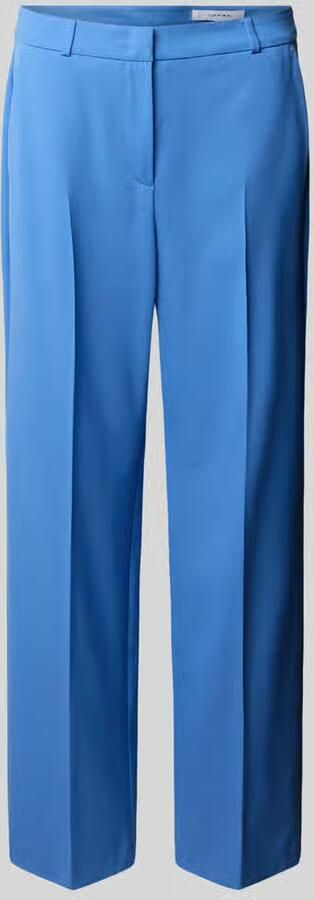 Comma Korte broek van viscosemix met persplooien - Foto 5