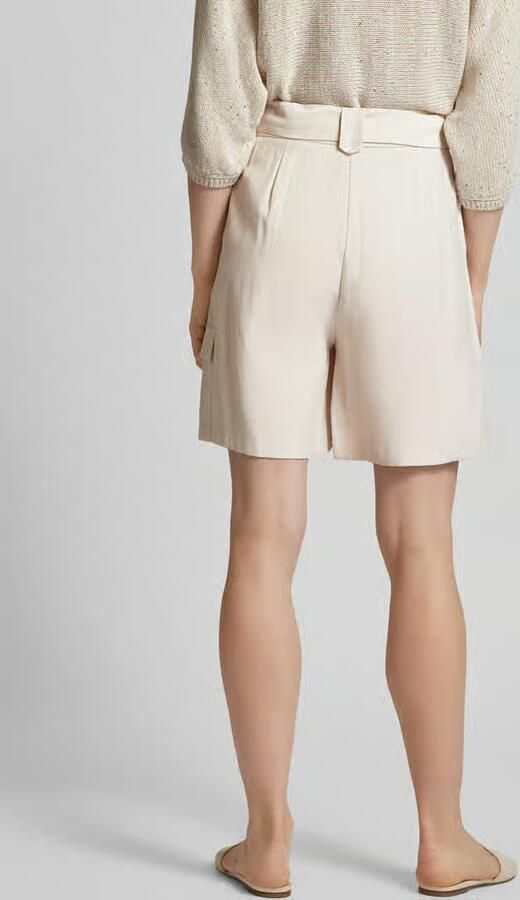 Comma Korte loose fit broek met cargozak