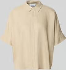 Comma linnen blouse met overhemdkraag - Foto 3
