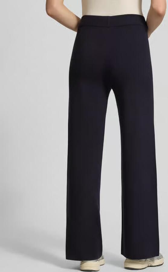 Comma Lounge-broek met lengtenaden en elastische band - Foto 2