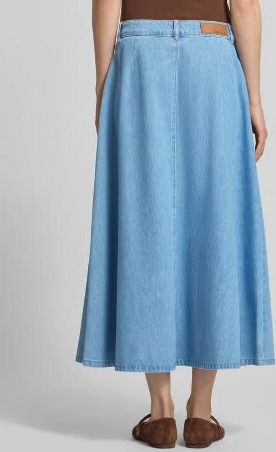 Comma Maxirok in denimlook met lyocell-aandeel