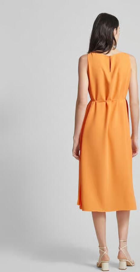 Comma Midi-jurk in effen design - Foto 2