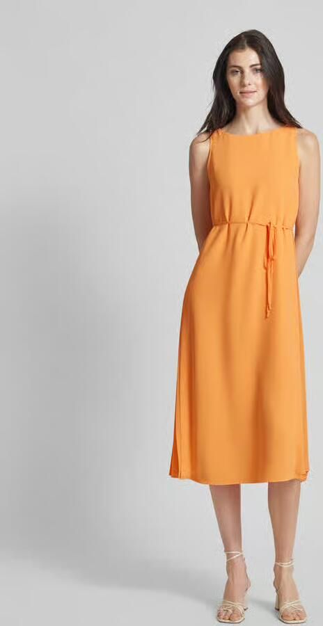 Comma Midi-jurk in effen design - Foto 3