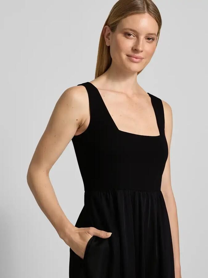 Comma Midi-jurk in mouwloos design - Foto 3
