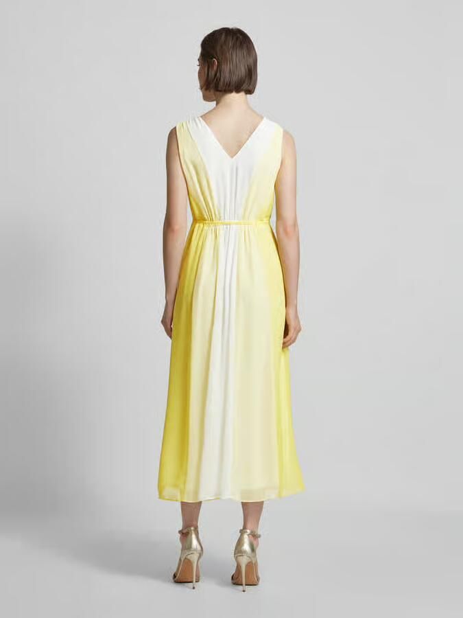 Comma Midi-jurk in wikkellook