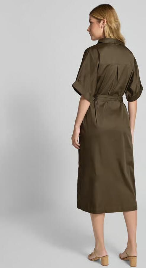 Comma Zomerjurk met een bindceintuur - Foto 3