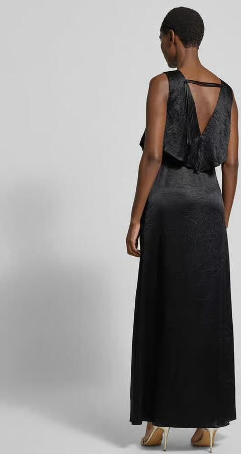 Comma Midi-jurk met V-hals