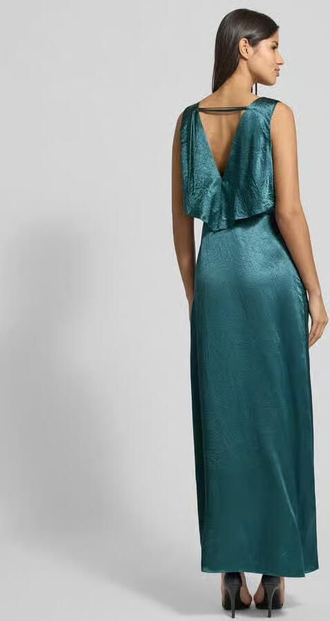 Comma Midi-jurk met V-hals