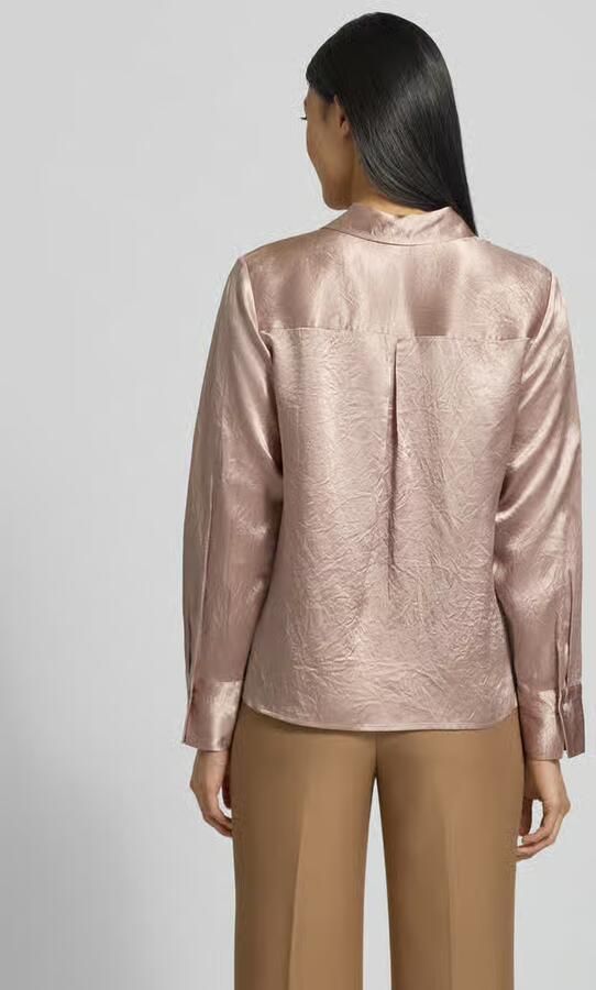 Comma Overhemdblouse met blinde knoopsluiting