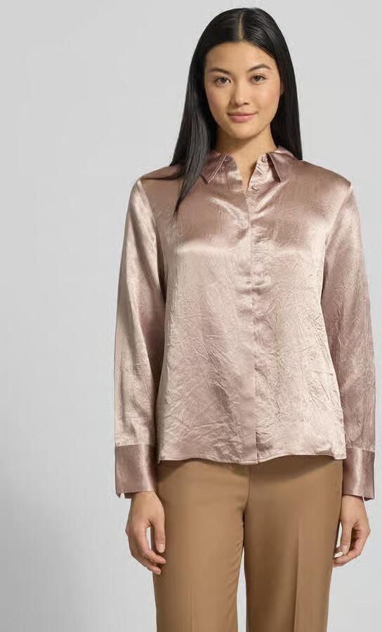 Comma Overhemdblouse met blinde knoopsluiting - Foto 2