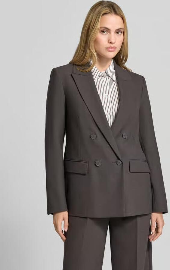Comma oversized blazer met reverskraag - Foto 2