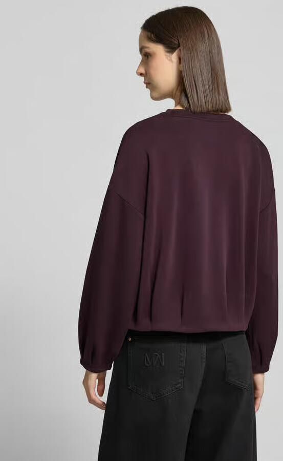 Comma oversized sweatshirt met viscose - Foto 5