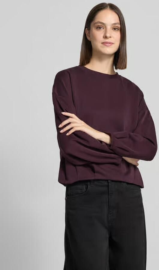 Comma oversized sweatshirt met viscose - Foto 6