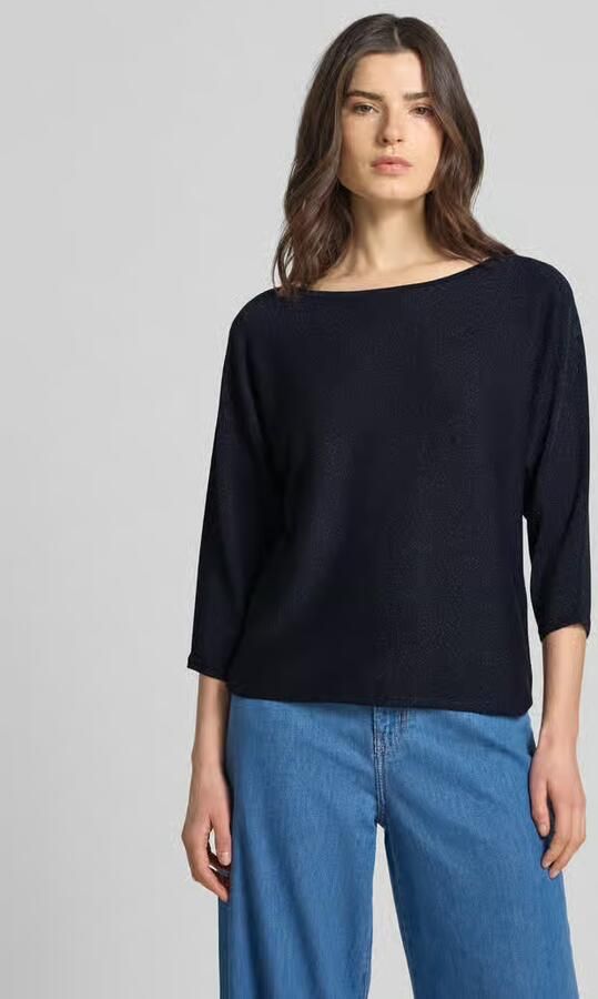 Comma Pullover van effectgaren met 3 4-mouw - Foto 6
