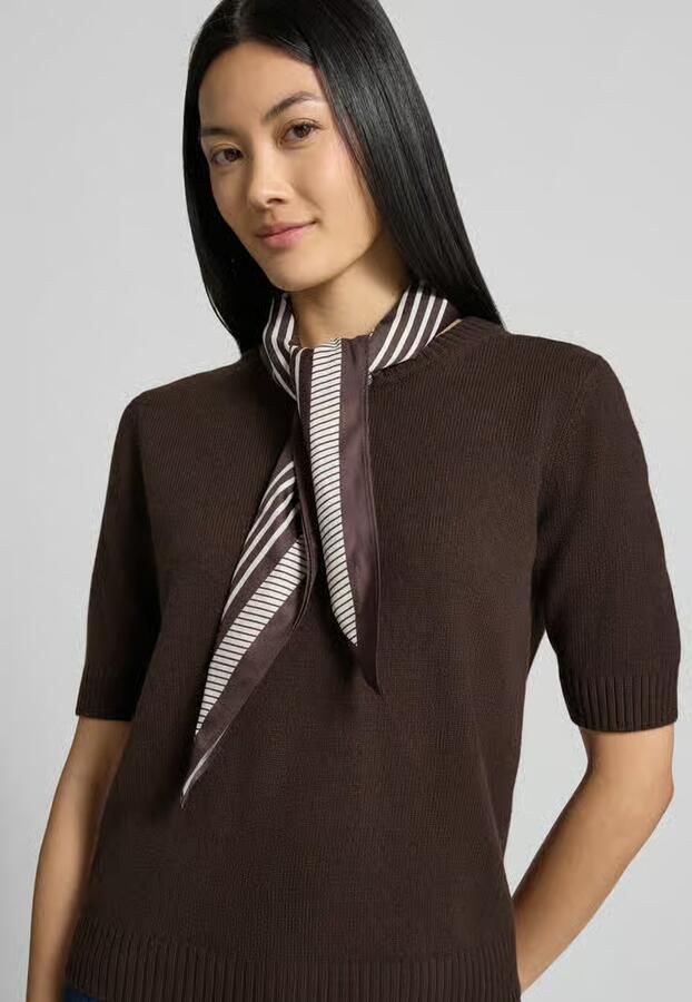 Comma Pullover van katoenmix in fijntricotlook - Foto 3