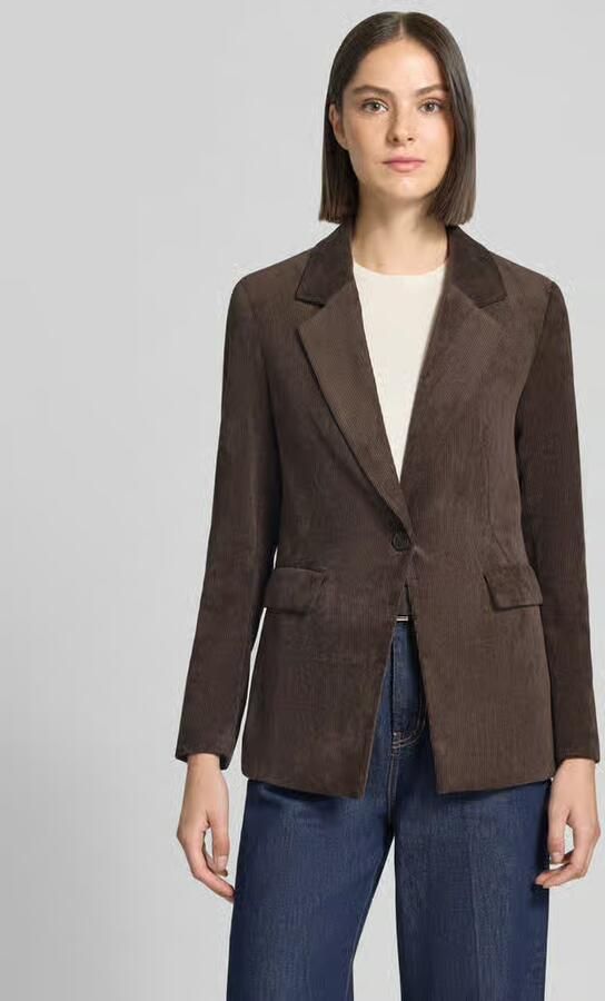 Comma regular fit blazer in cord-look - Foto 3