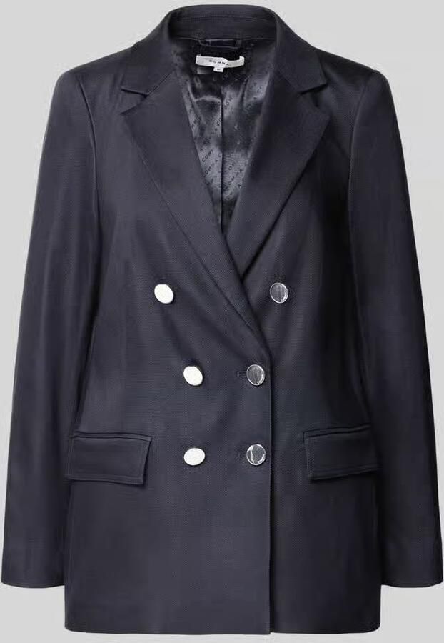 Comma regular fit blazer met klepzakken - Foto 2