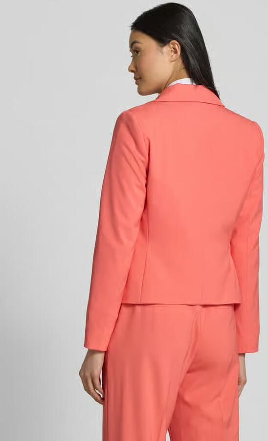Comma Regular fit blazer met reverskraag en knoopsluiting - Foto 6
